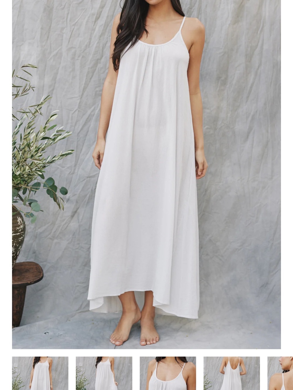 9seed “Tulum” off white Maxi 100% Cotton Gauze, Retail $189, Boho vibe. NWOT - Picture 8 of 8